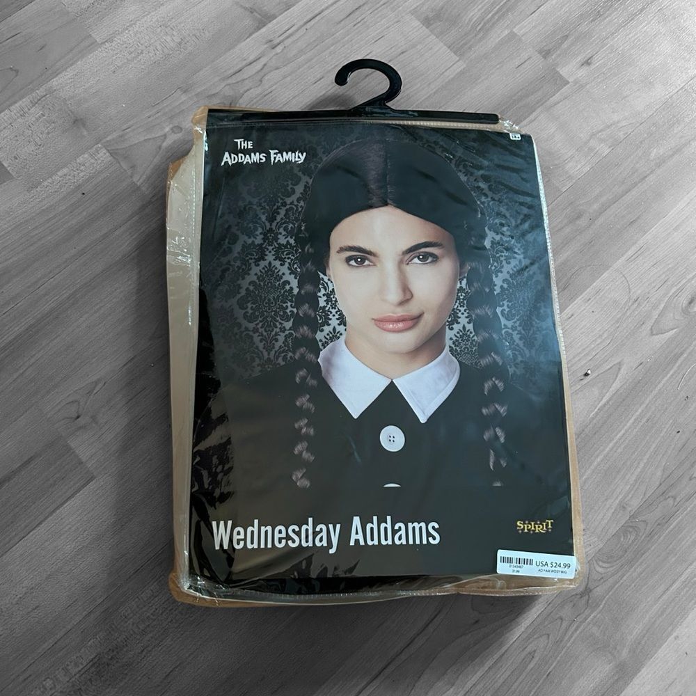 Wednesday Addams Addams Family Adult Halloween Braided Wig New In Package